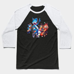 Bluey Naughty Nonsense Baseball T-Shirt